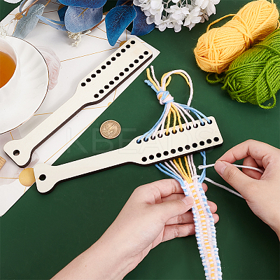 Wood Warping Paddle for Weaving TOOL-WH0518-63-1