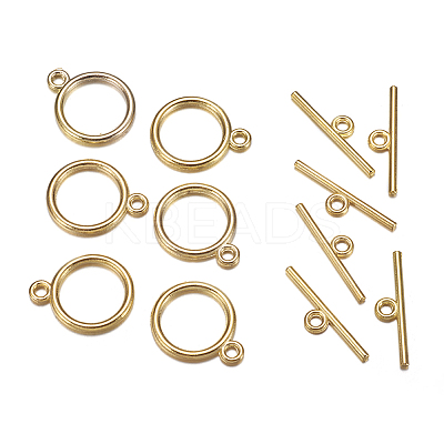 Tibetan Style Toggle Clasps LS-TIBE-A12208-G-NR-1