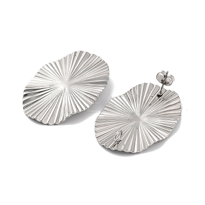Non-Tarnish 304 Stainless Steel Stud Earring Findings STAS-P357-01B-P-1
