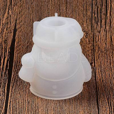 Christmas DIY Candle Holder Silicone Statue Molds DIY-F141-01D-1