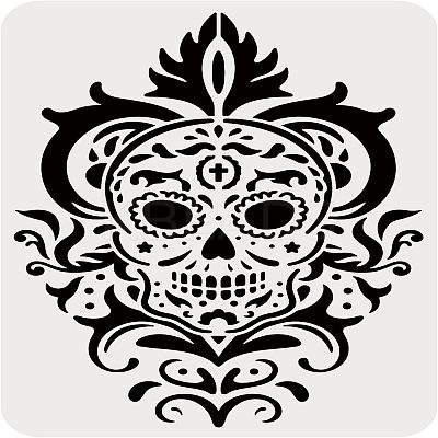 Plastic Reusable Drawing Painting Stencils Templates DIY-WH0202-358-1