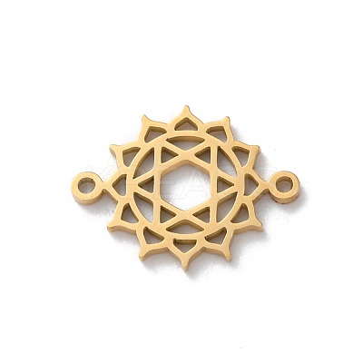 304 Stainless Steel Hollow Chakra Links LS-STAS-S149-05E-1