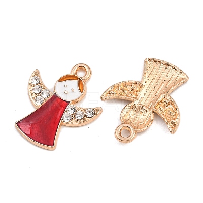 Alloy Enamel Pendants FIND-I065-03B-KCG02-1