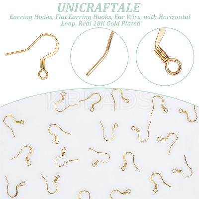 100Pcs 316 Surgical Stainless Steel French Earring Hooks STAS-UN0058-63-1