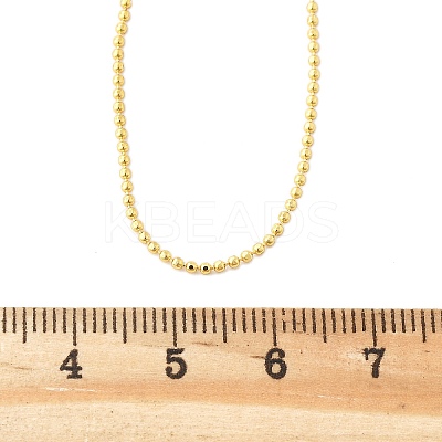 Brass Ball Chain Necklaces LS-MAK-L009-06G-1