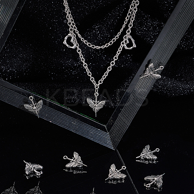 40Pcs Tibetan Style Alloy Pendants FIND-UN0001-76-1