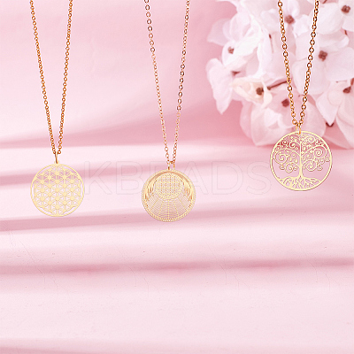 36Pcs 6 Style Rack Plating Brass Filigree Pendants Sets KKC-AR0001-01-1