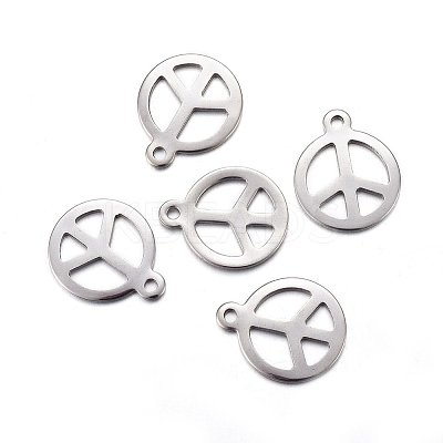 Tarnish Resistant 201 Stainless Steel Pendants LS-X-STAS-O110-05P-1