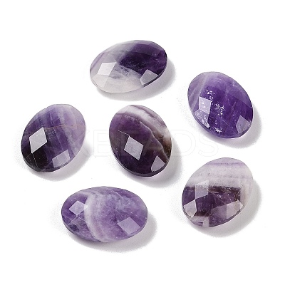Natural Amethyst Cabochons G-O175-15J-02-1