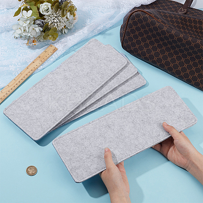 Rectangle Felt Bag Bottom LS-AJEW-WH0460-132-1