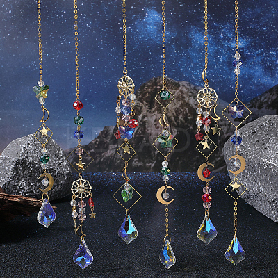DIY Pendant Decoration Suncatchers Making Kit DIY-SC0024-01-1