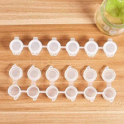 3ml 6 box Plastic Empty Paint Palette TOOL-PH0016-56-1