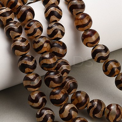 Tibetan Style dZi Beads Strands GG-CBA4812-B03-10MM-1