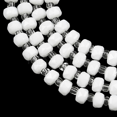 Opaque Glass Beads Strands GLAA-P076-01C-09-1