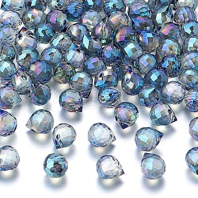 Transparent Glass Charms LS-X1-GLAA-P070-A02-1