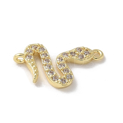 Brass Micro Pave Clear Cubic Zirconia Pendants LS-KK-S505-05G-1