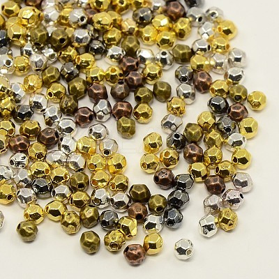 Mixed Color Tibetan Style Alloy Spacer Beads X-TIBEB-X0015-NR-1