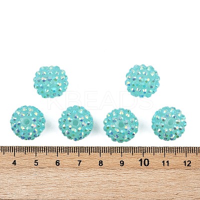AB-Color Resin Rhinestone Beads RESI-S315-14x16-14-1