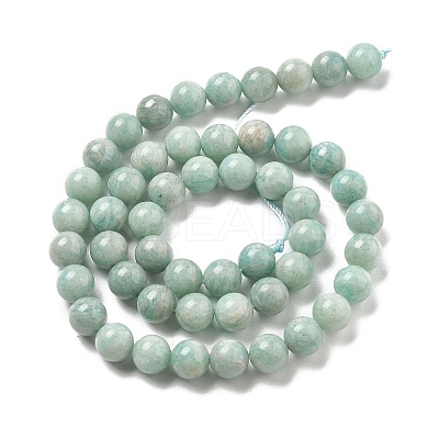 Natural Amazonite Beads Strands G-L618-A01-8mm-1