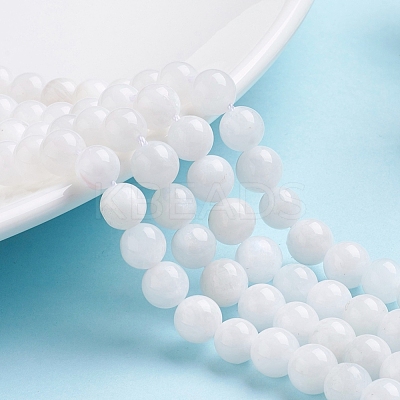 Natural Rainbow Moonstone Beads Strands X-G-C068-8mm-1-1