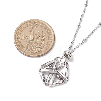 Non-Tarnish 3Pcs 3 Styles 304 Stainless Steel Necklace Makings NJEW-JN04899-01-1