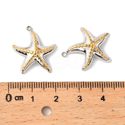 304 Stainless Steel Pendants STAS-Z145-02GP-03-1