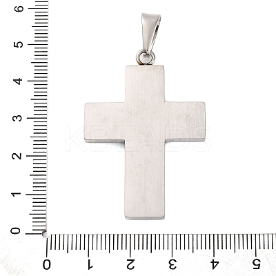 304 Stainless Steel Enamel Pendants STAS-P372-03P-1