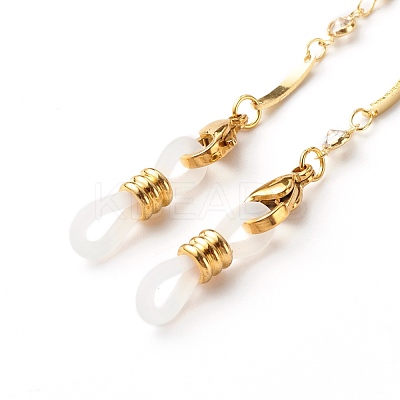 Handmade Brass Link Chain Eyeglasses Chains AJEW-EH00365-1