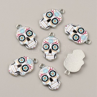 Alloy Enamel Pendants FIND-CJC0015-09H-1