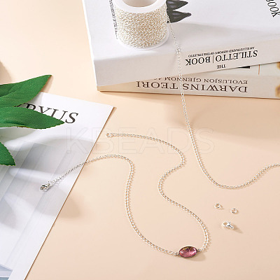 DIY Chain Bracelet Necklace Making Kit DIY-YS0001-43-1