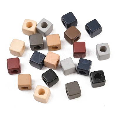 Baking Paint Acrylic Beads FIND-B065-04C-1