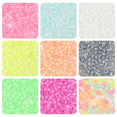10G Glass Seed Beads SEED-YW0003-03A-1