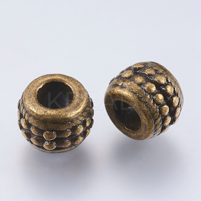 Tibetan Style European Beads MLF11511Y-NF-1