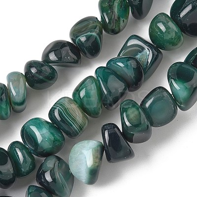 Natural Agate Beads Strands G-H295-B01-18-1