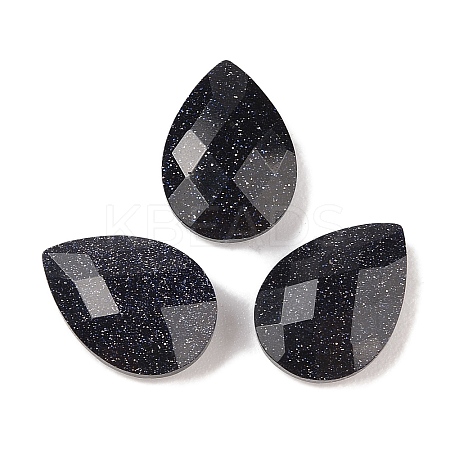 Synthetic Blue Goldstone Cabochons G-C146-05J-1