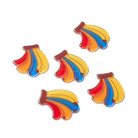 Acrylic Cabochons Suitable for Hair Pins MACR-I038-09-1