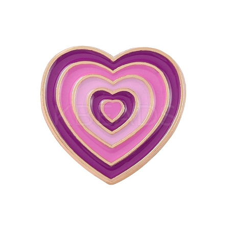 Gradient Color Heart Enamel Pins PW-WG30156-05-1