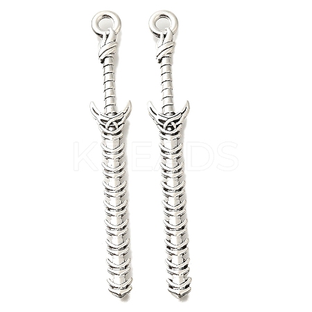 Tibetan Style Alloy Big Pendants FIND-G078-32F-AS-1