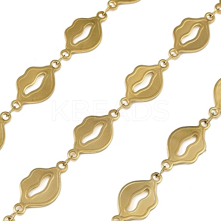 304 Stainless Steel Lip Link Chains CHS-H114-05G-1