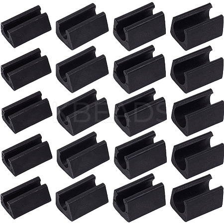 40Pcs 4 Style Plastic Non-slip U Shaped Chair Foot Protectors KY-GF0001-37A-1