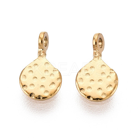 304 Stainless Steel Teardrop Charms STAS-T072-40G-1
