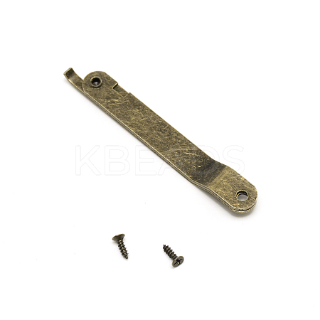 Iron Rotatable Folding Lid Stay Support Hinge FIND-WH0094-19AB-1