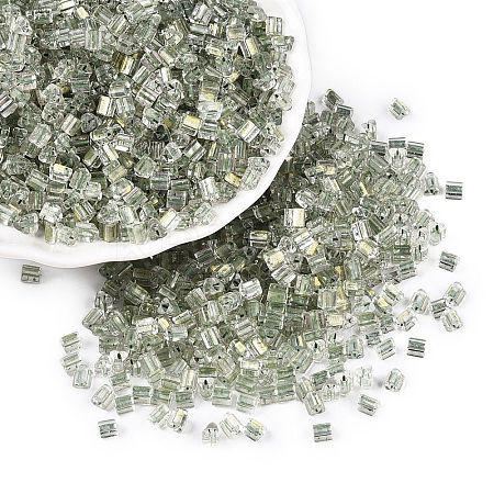 6/0 Transparent Inside Colours Glass Seed Beads SEED-N006-003B-1