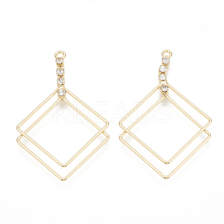 Brass Pendants KK-Q750-046G-1