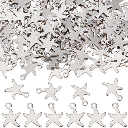 150Pcs 304 Stainless Steel Charms STAS-SC0008-64-1