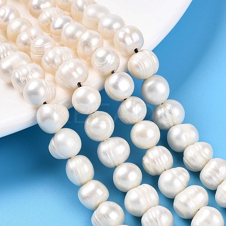 Natural Cultured Freshwater Pearl Beads Strands LS-PEAR-L001-C-08-01-1