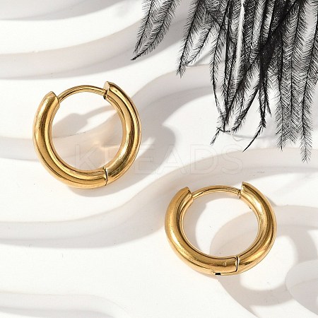 202 Stainless Steel Huggie Hoop Earrings X-EJEW-F111A-14mm-G01-1