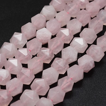 Natural Madagascar Rose Quartz Beads Strands G-K285-35B-1