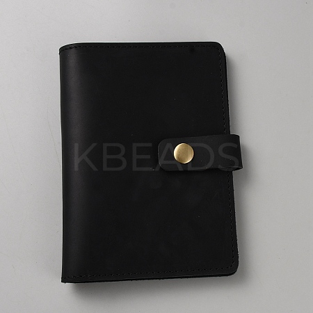 Rectangle Leather Travel Passport Wallet Cover AJEW-WH20007-05A-1