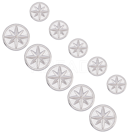 Unicraftale 304 Stainless Steel Cabochons for Enamel STAS-UN0014-62P-1